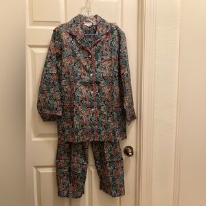 100% Cotton Pajamas with No Elastic Drawstring Pants